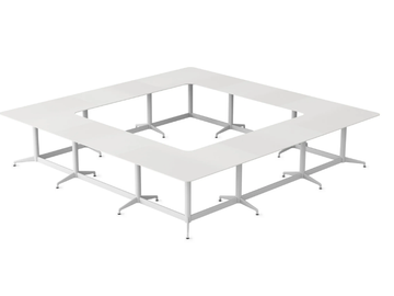 CIVIC - Modular square meeting table by Herman Miller - view 3